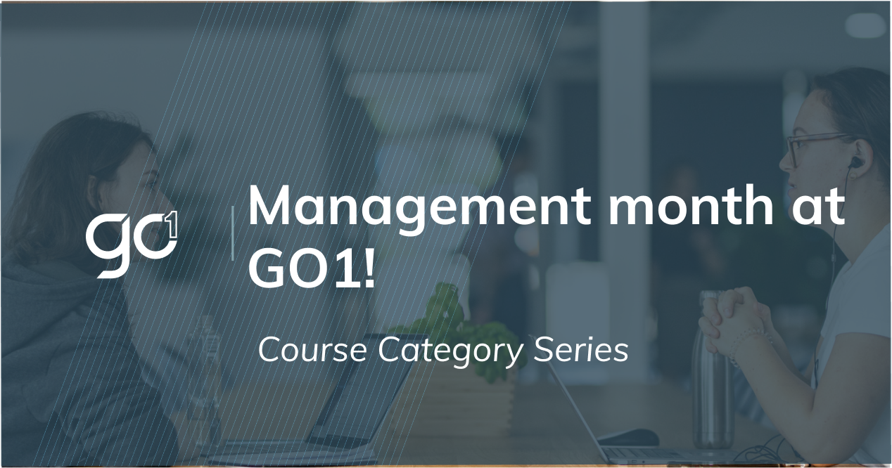 Course Category of the Month - July: Management