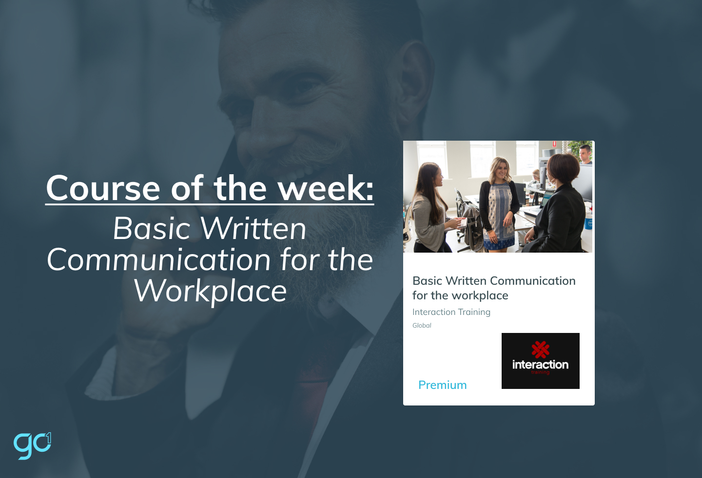 Course of the week: Basic Written Communication for the workplace